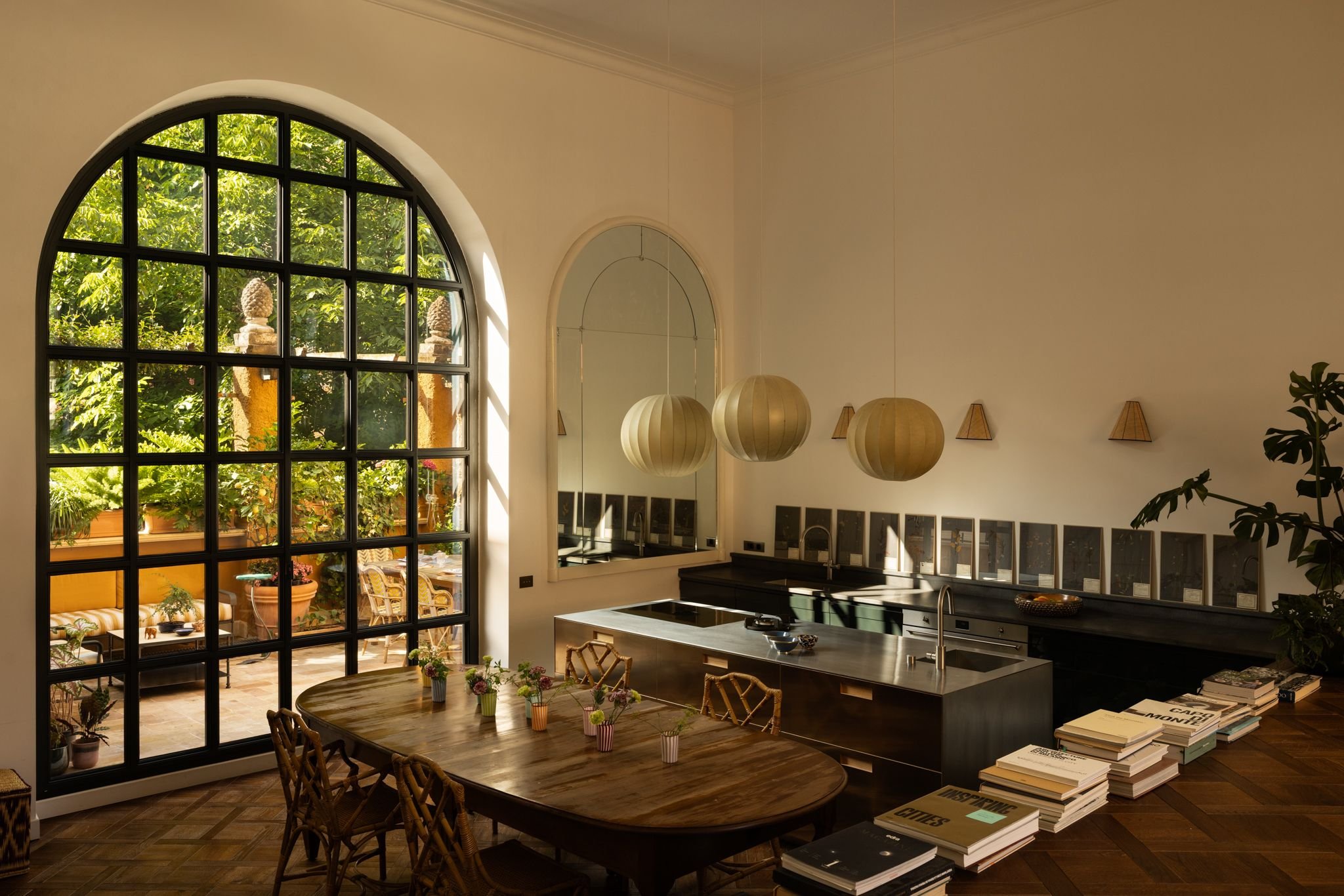This Roman Designer Renovated Her Historic Home with Romantic Gardens in Mind