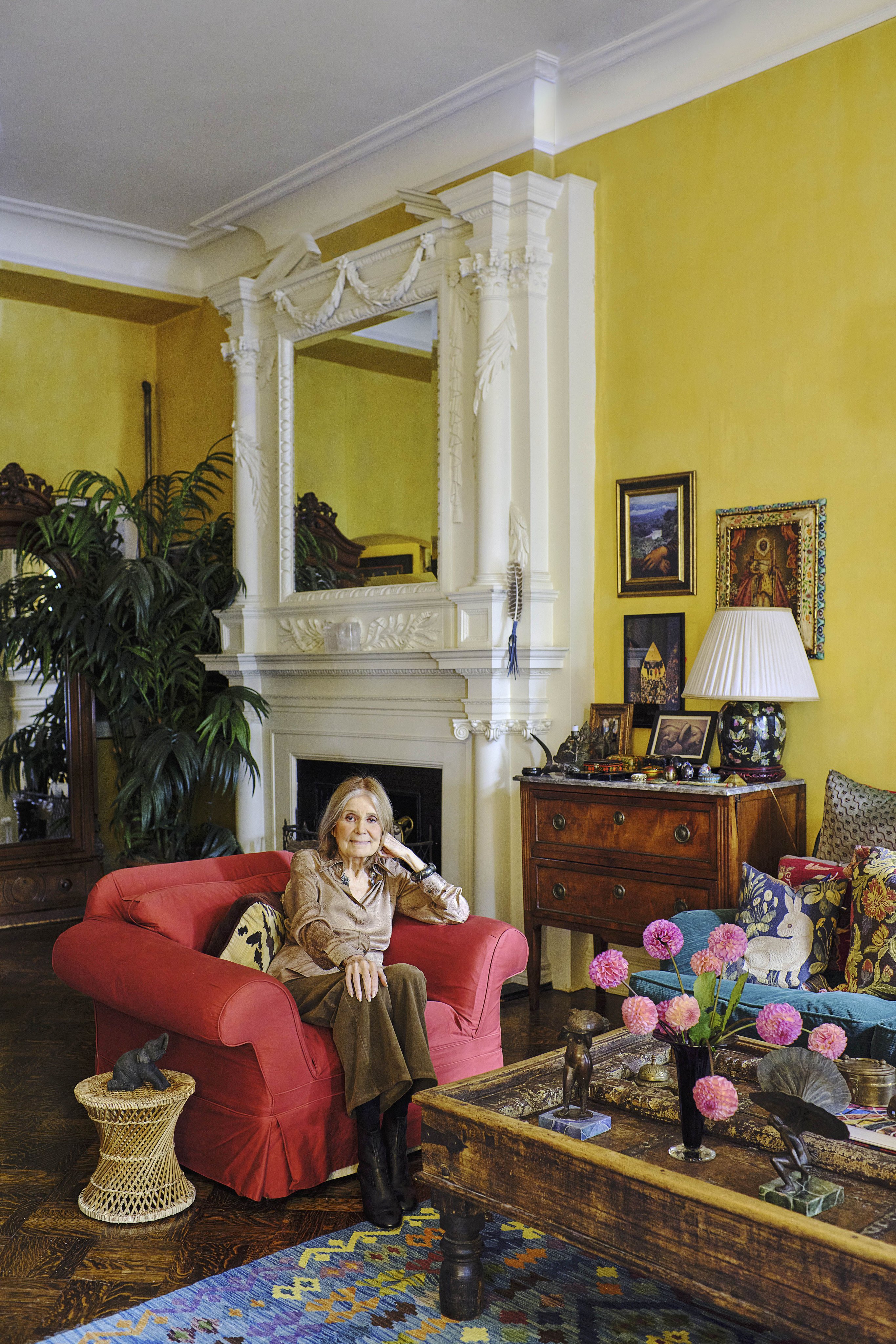 Revisiting Gloria Steinem’s Manhattan Brownstone, Where She Lived for More Than 50 Years