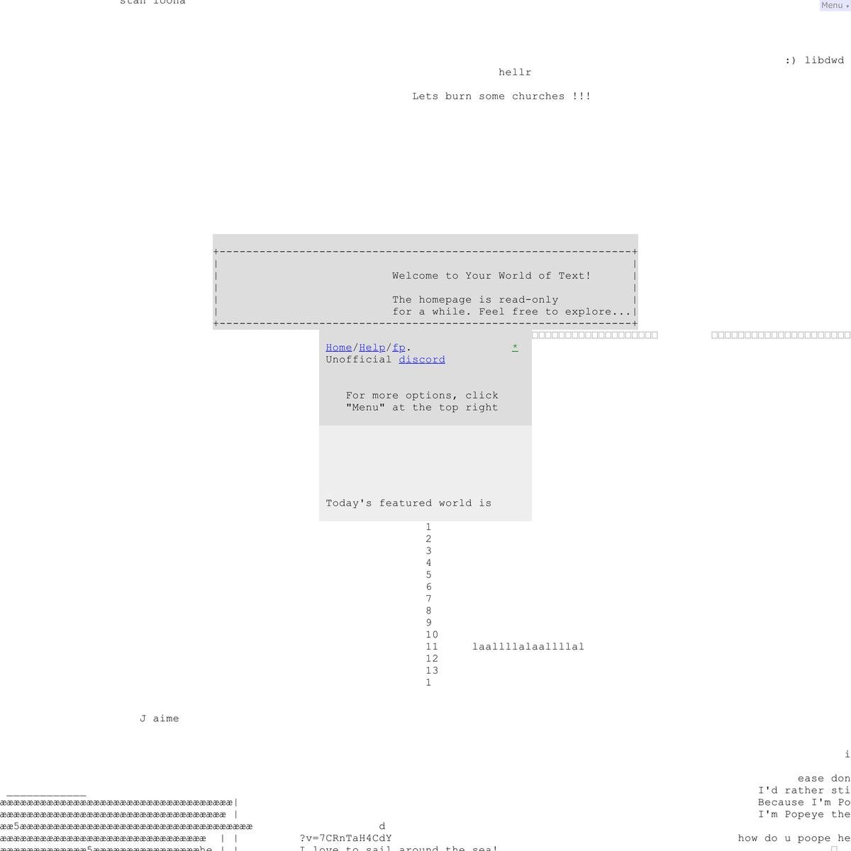 Your World of Text