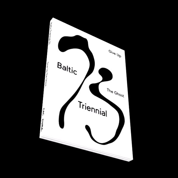 Tilde in use for Baltic Triennial 13 - design by Tadas