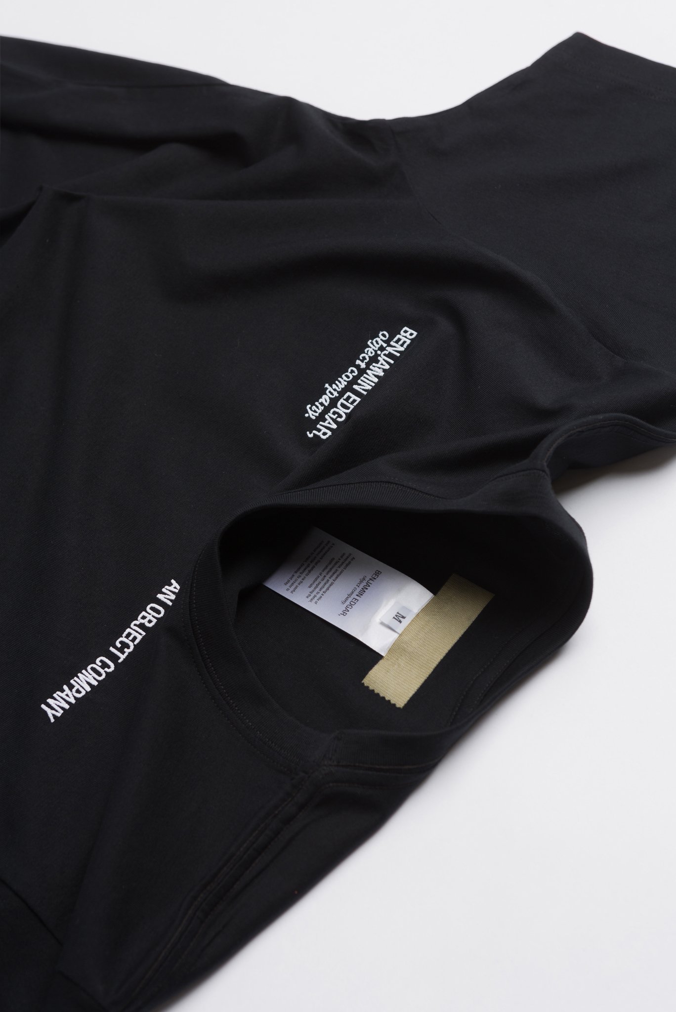 “All The Way Through” #1 Embroidered Simple T-Shirt – BENJAMIN EDGAR, or whatever.