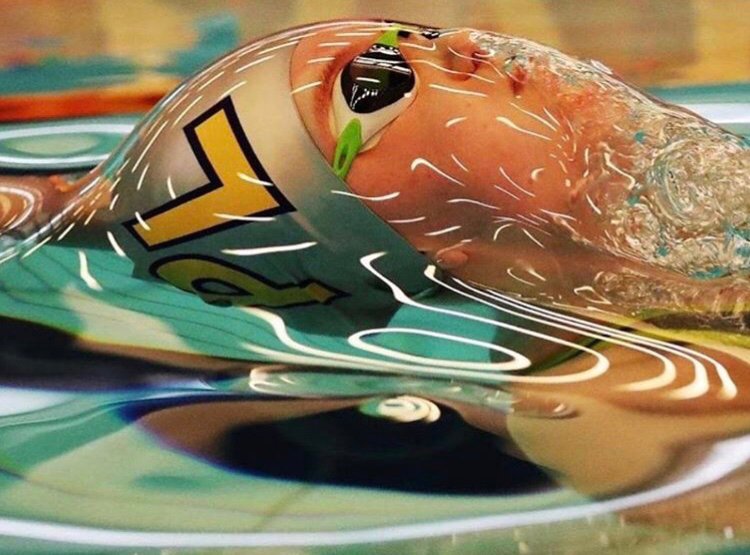 Honey Osrin of Plymouth competes in the Women's 50m Backstroke heats during the Edinburgh International Swim meet incorporating the British Championships at The Royal Commonwealth Pool on March 1, 2018 in Edinburgh, Scotland. (Photo by Ian MacNicol/Getty Images)