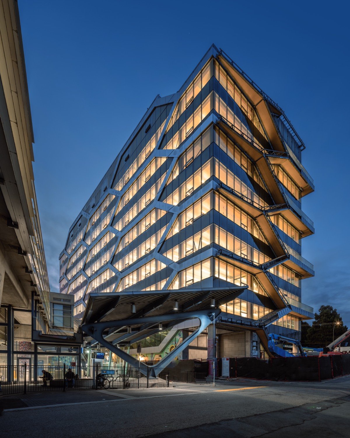 In Vancouver, The Hive’s Low-Carbon Timber Exoskeleton Provides a Dynamic Exterior Expression