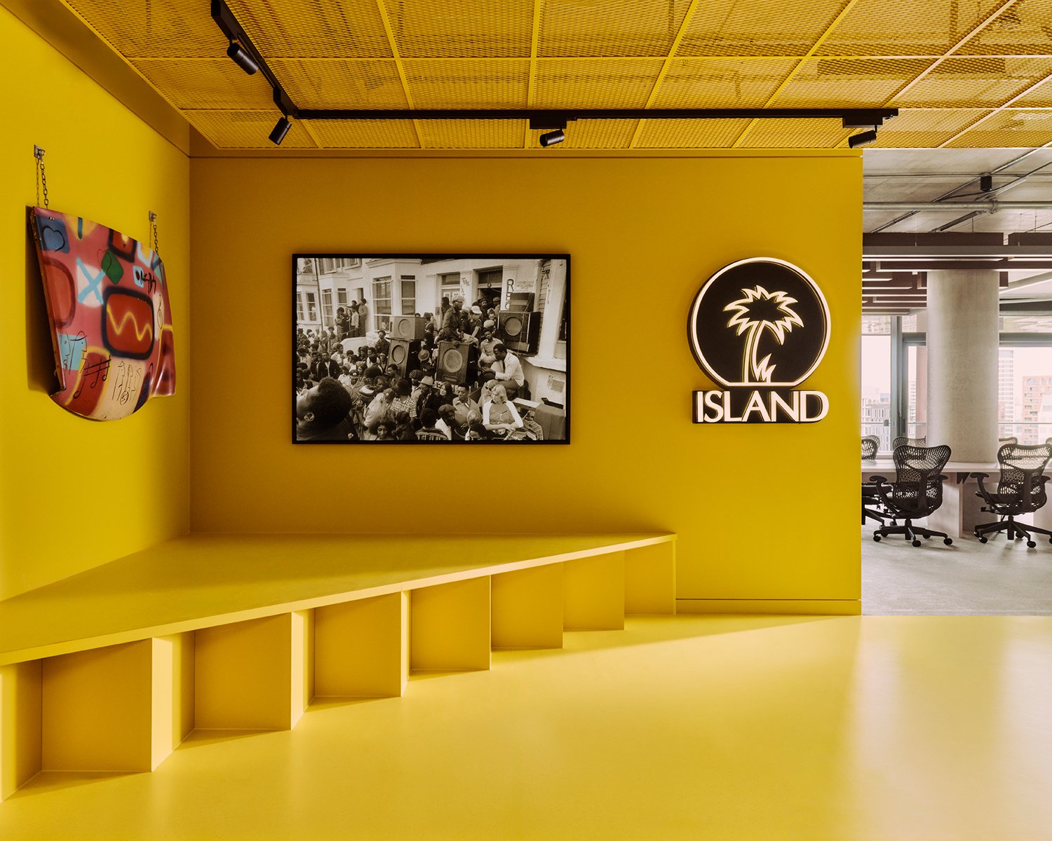 At Island Records and EMI’s New London HQ, Music Is an Art Form