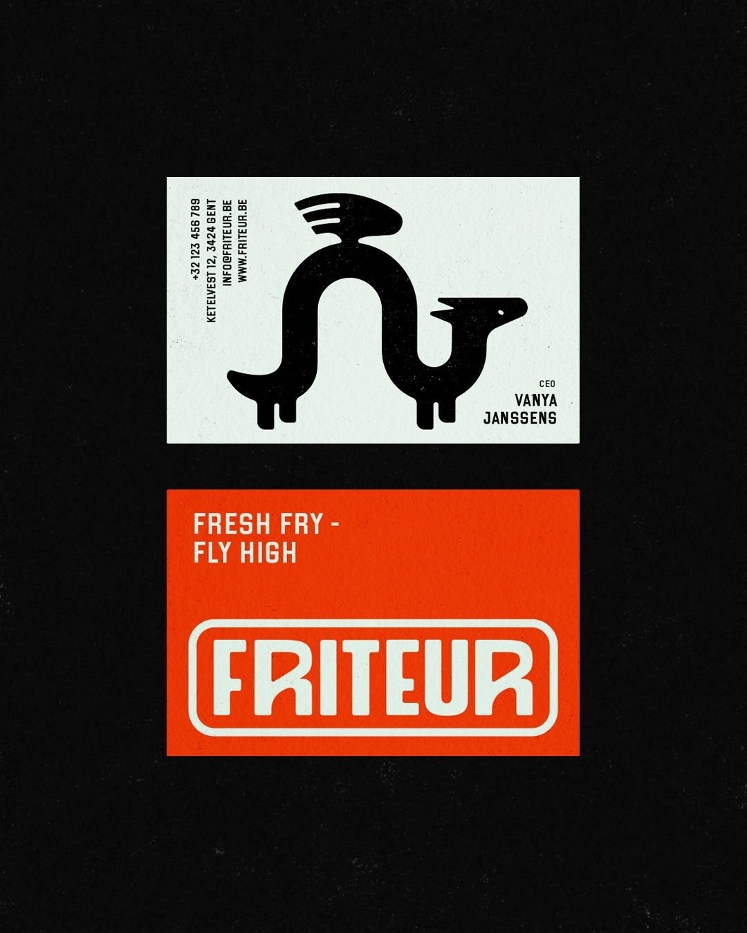 Brand Design for Friteur - Business Card Design
