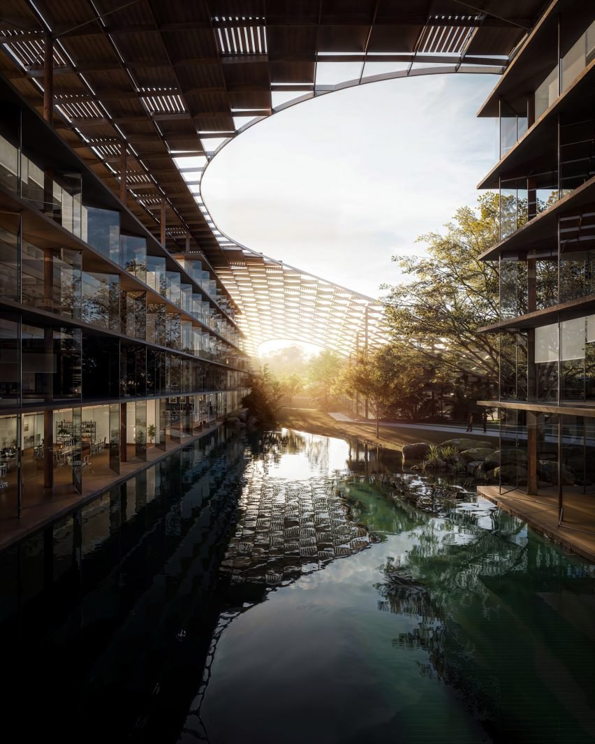 Canopy-covered World Trade Center proposed for long-stalled Brasilia development