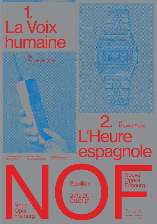 100 Beste Plakate D A CH – Neo Neo, Neue Oper Fribourg