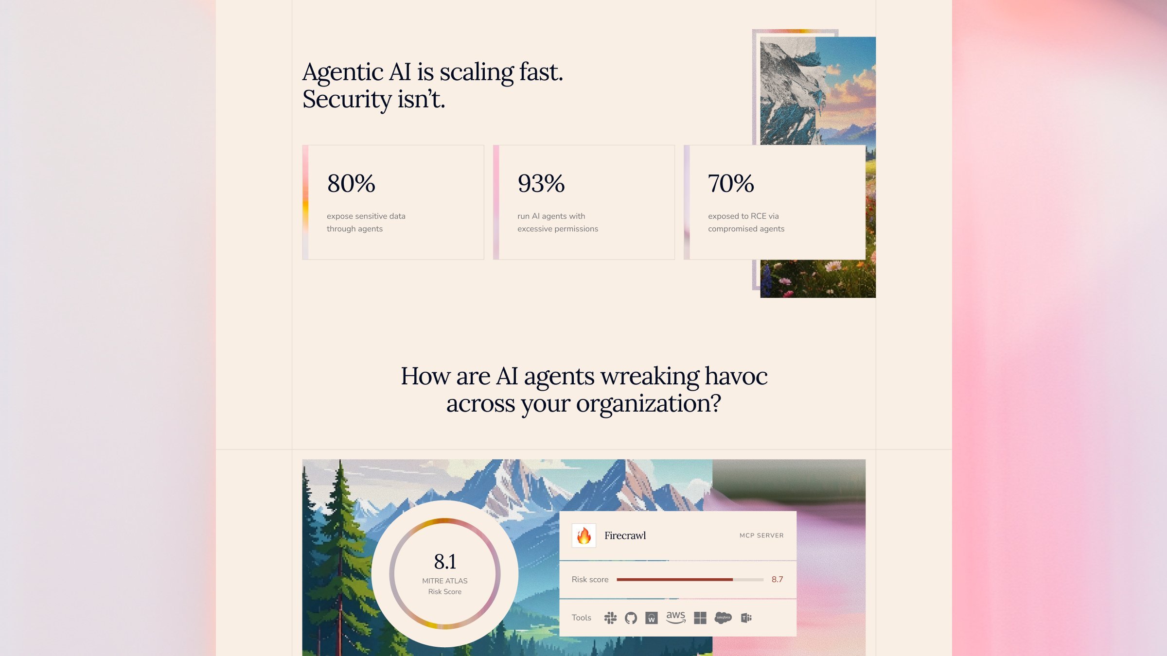 Benten on X: "Most cybersecurity companies sell fear. Dark palettes, threat-driven messaging, reactive energy. Onyx wanted the opposite — optimism as a core brand position. We built a visual system that blends natural textures with 8-bit landscapes. Calm, centered, and completely different https://t.co/YRBRVzJfz1" / X