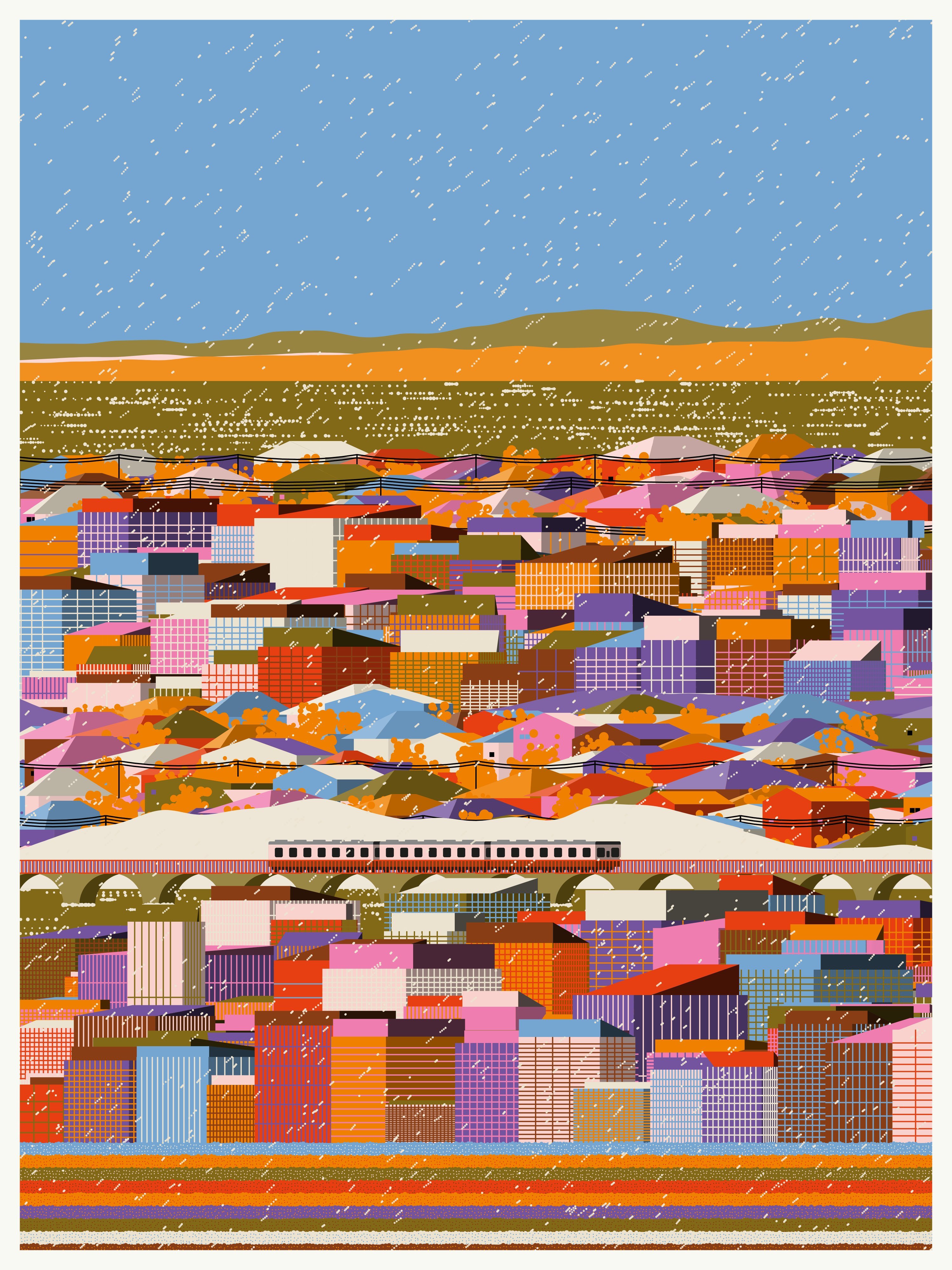 Bruce @ Studio Yorktown on X: "Algorithmic Illustrations (Clockwise From Top Left) : 1. Jidouhanbaiki! (2024) 2. Scenes From A Train Window (2023) 3. Transverse Ambulation (TBD) 4. Perpendicular Inhabitation (2023) https://t.co/xfgy4gwaTP" / X