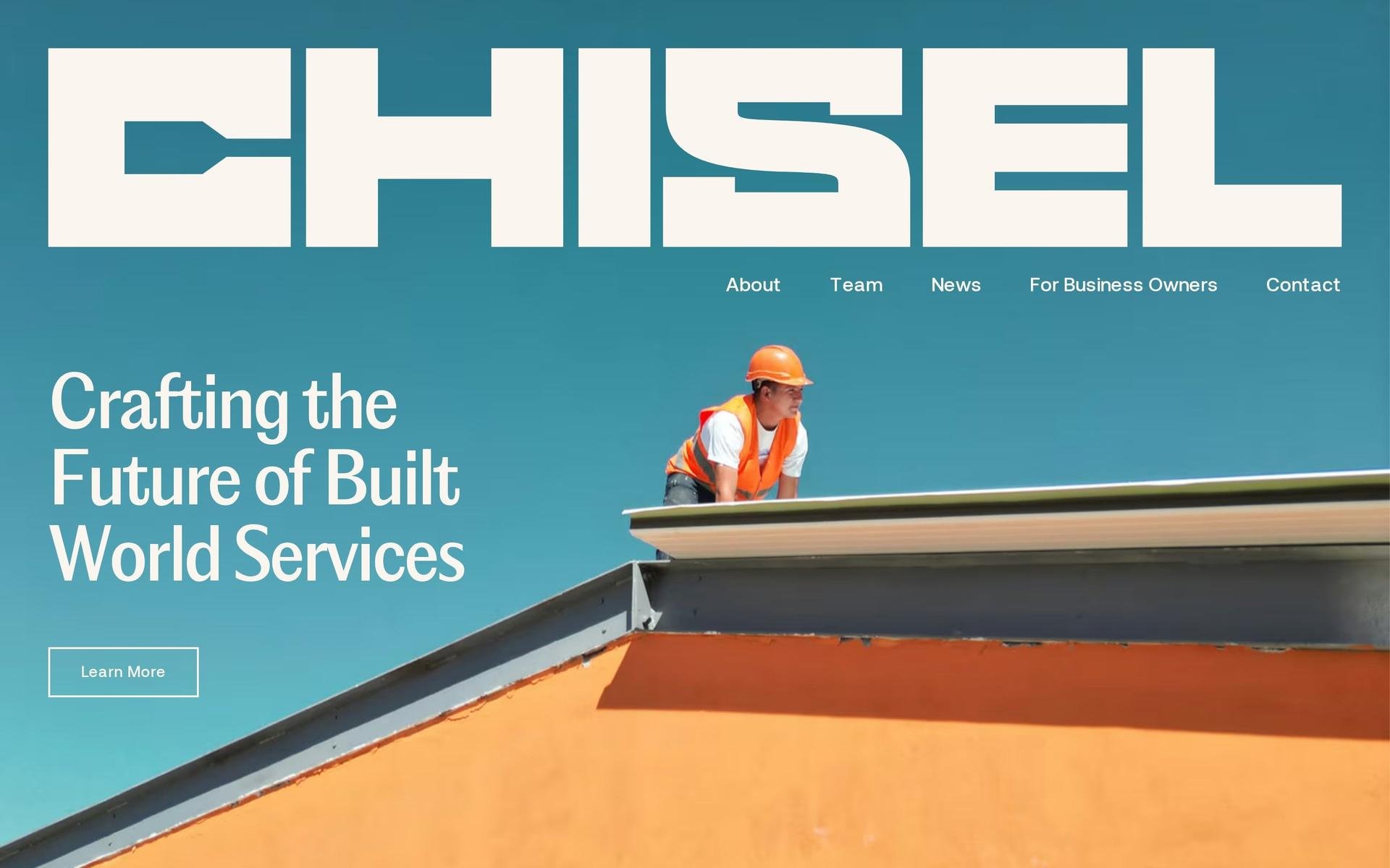 Chisel Industries | Web Design Inspiration | Siteinspire