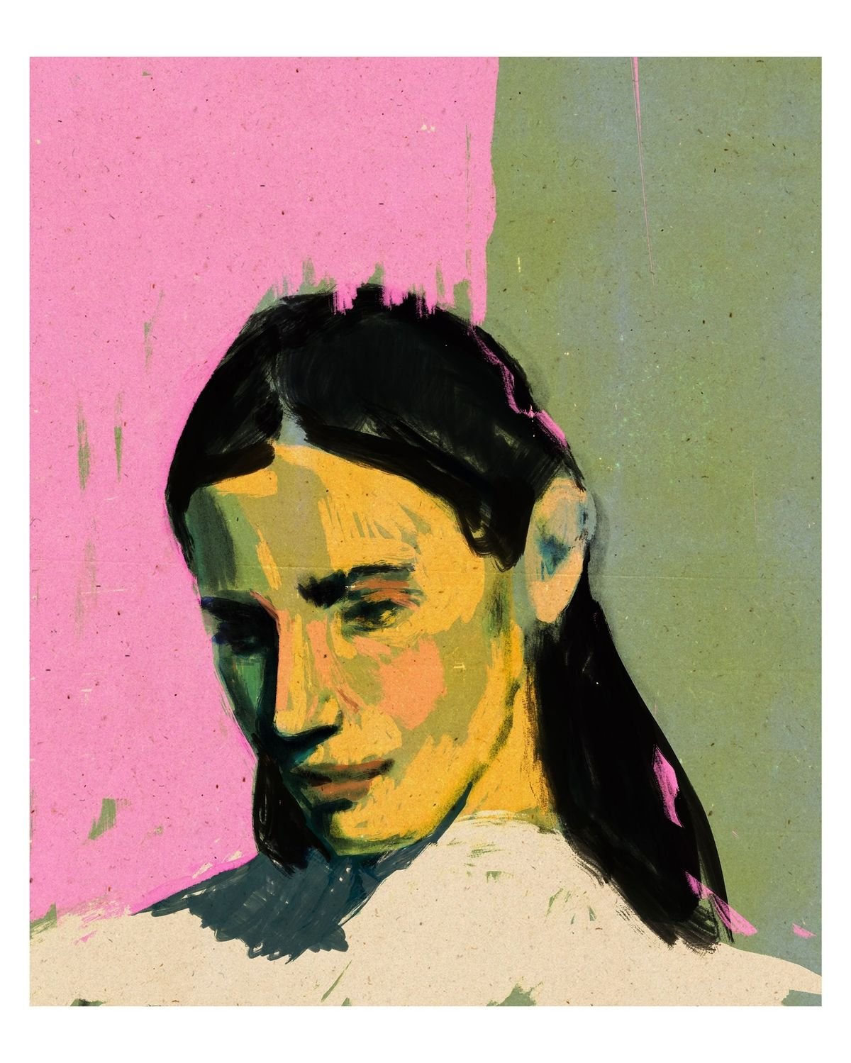 coming back to my roots? . . . . . . . . . . . . . . . . . . . . . #drawing #draw #digitalart #digitalpainting #digitalillustration #digitaldrawing #figurativeart #procreate #procreateart #illustration #portrait #digitalportrait #colorful