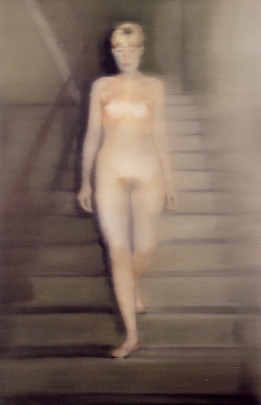 Ema (Nude on a Staircase) (1966) by Gerhard Richter – Artchive