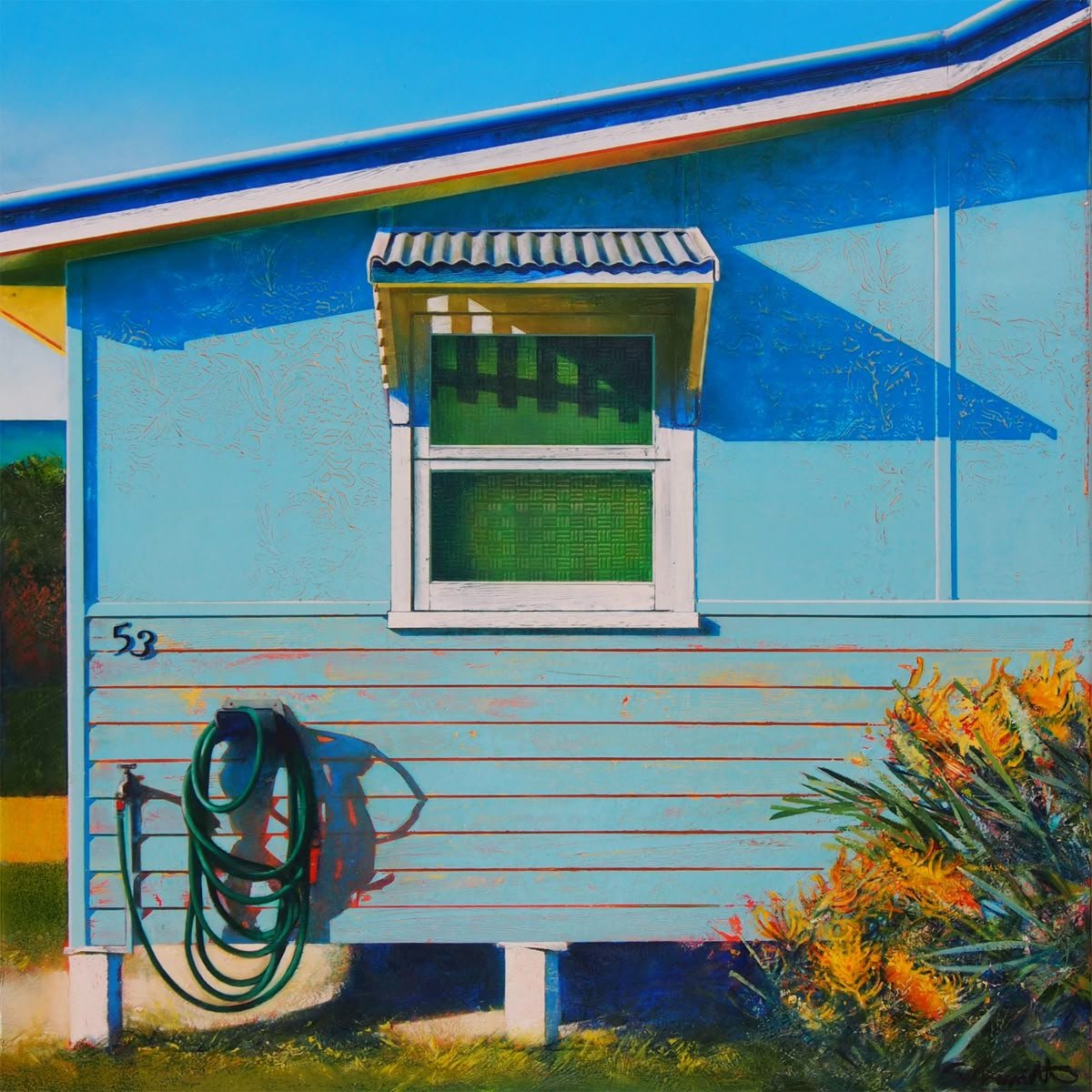 'Honey Gem' 76cm x 76cm - acrylic and oil on canvas - exhibiting AAF Singapore 16th -18th November 2018