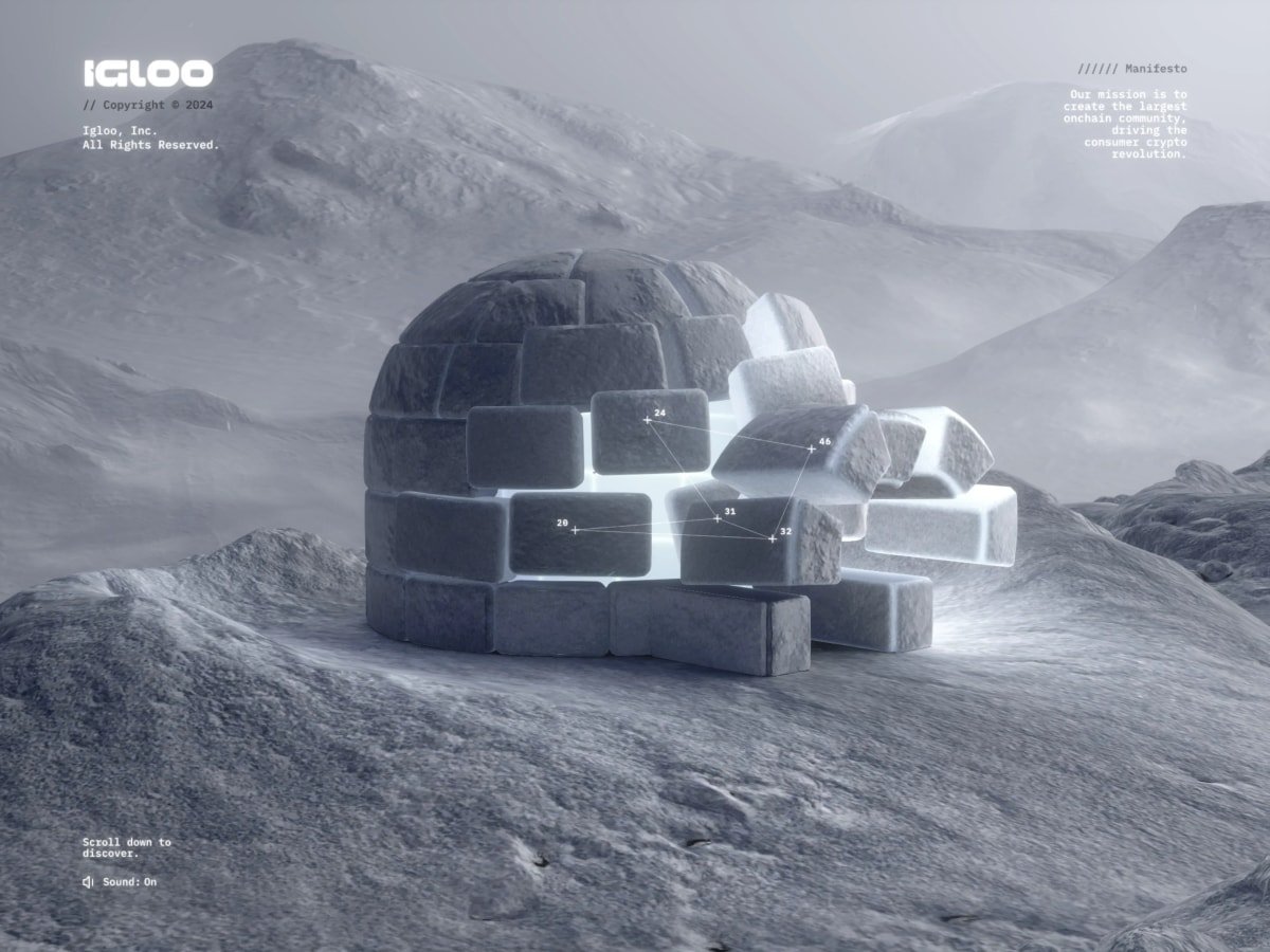 Igloo Inc. - Svelte Website | mesh3d