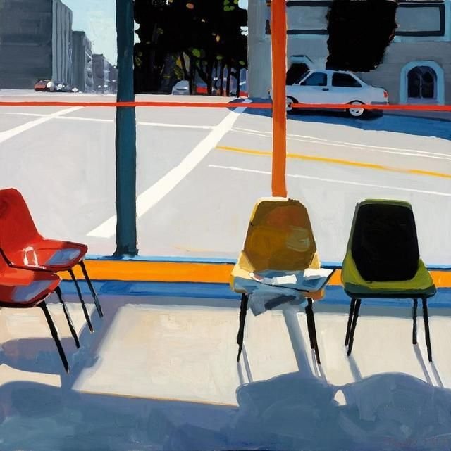 Laundromat waiting room, September 2007. Dmitri Cavander