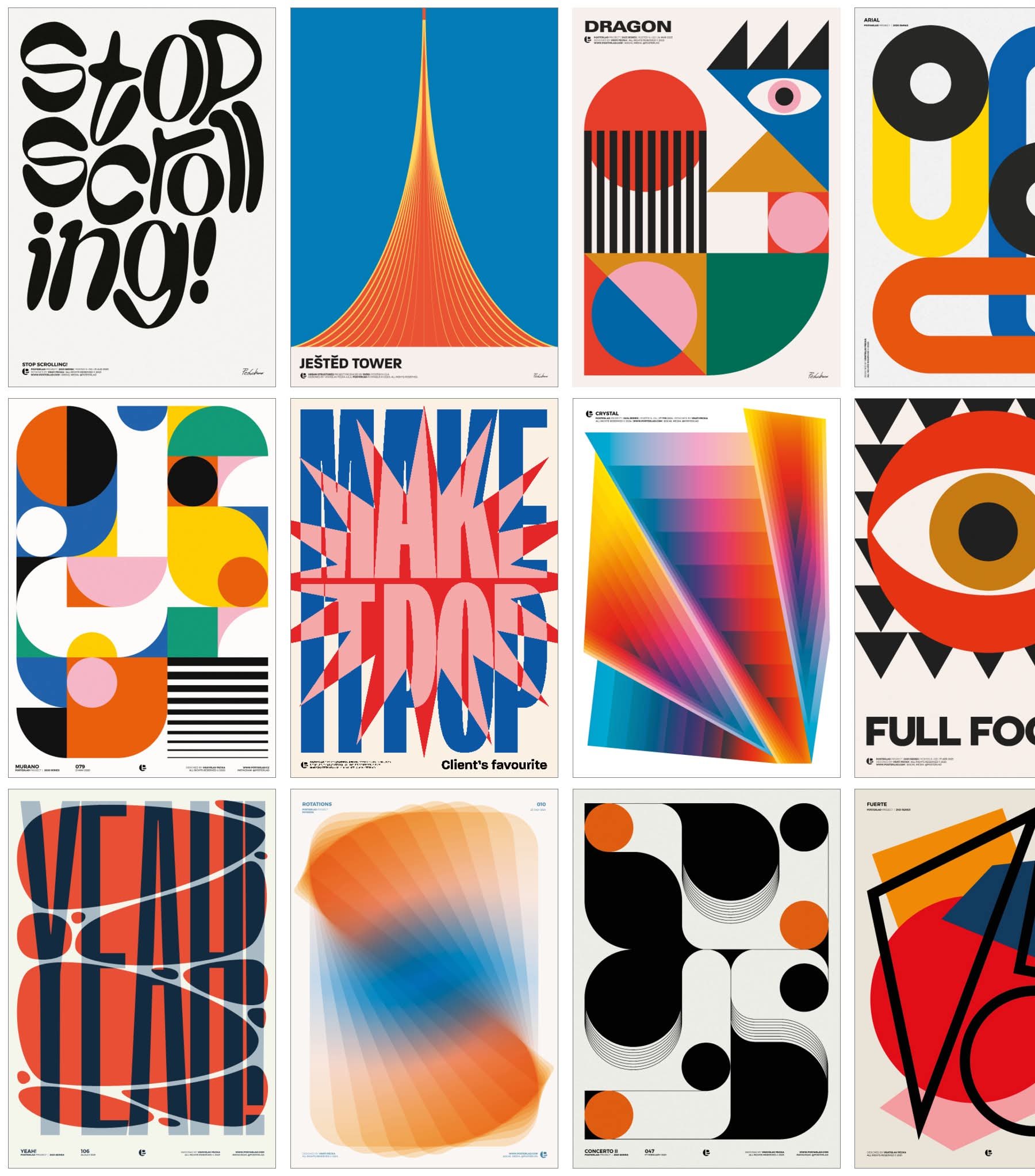 My art prints. Various styles.