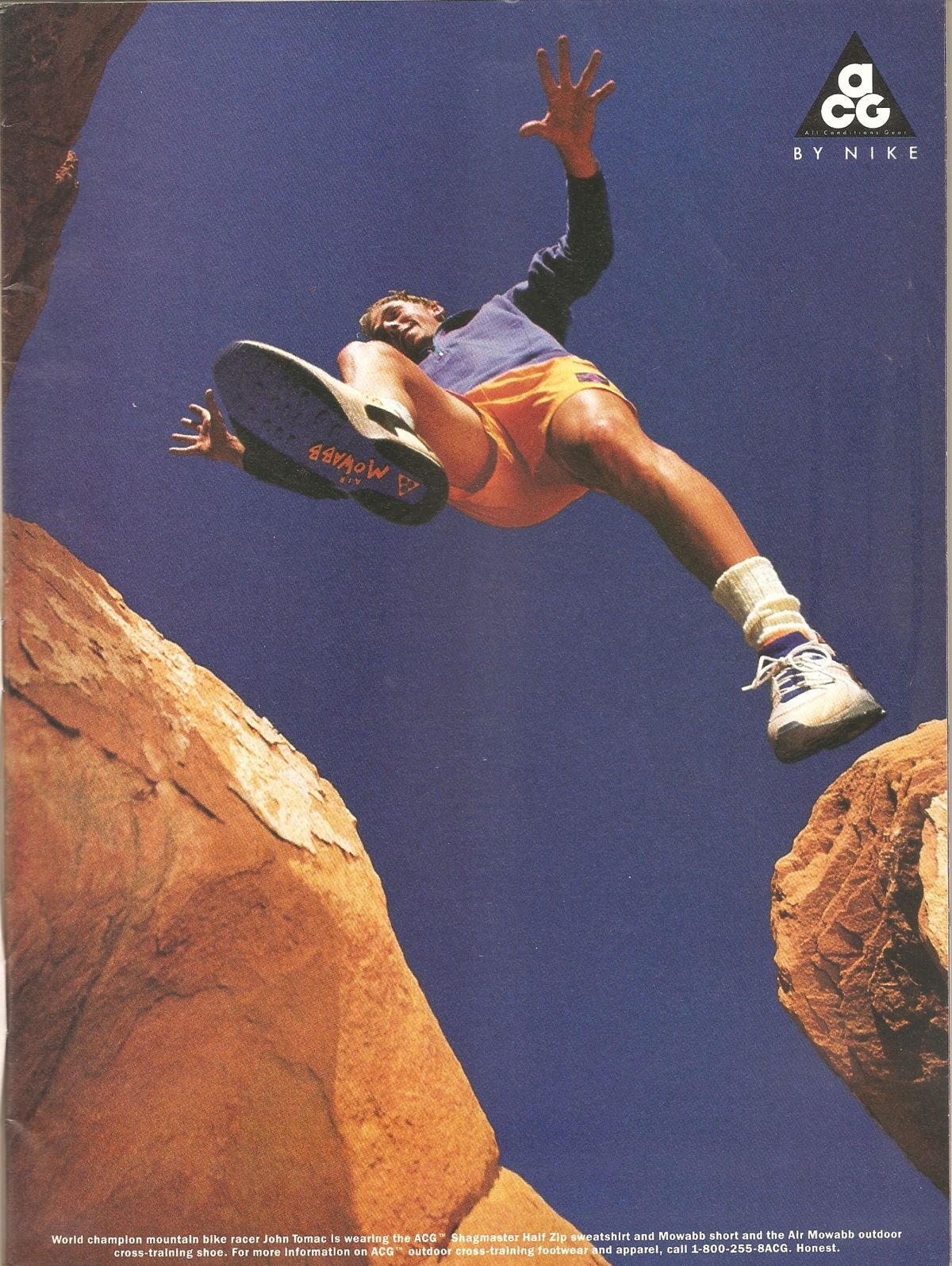 Nike ad from the intro issue of Dirt (2 of 2)