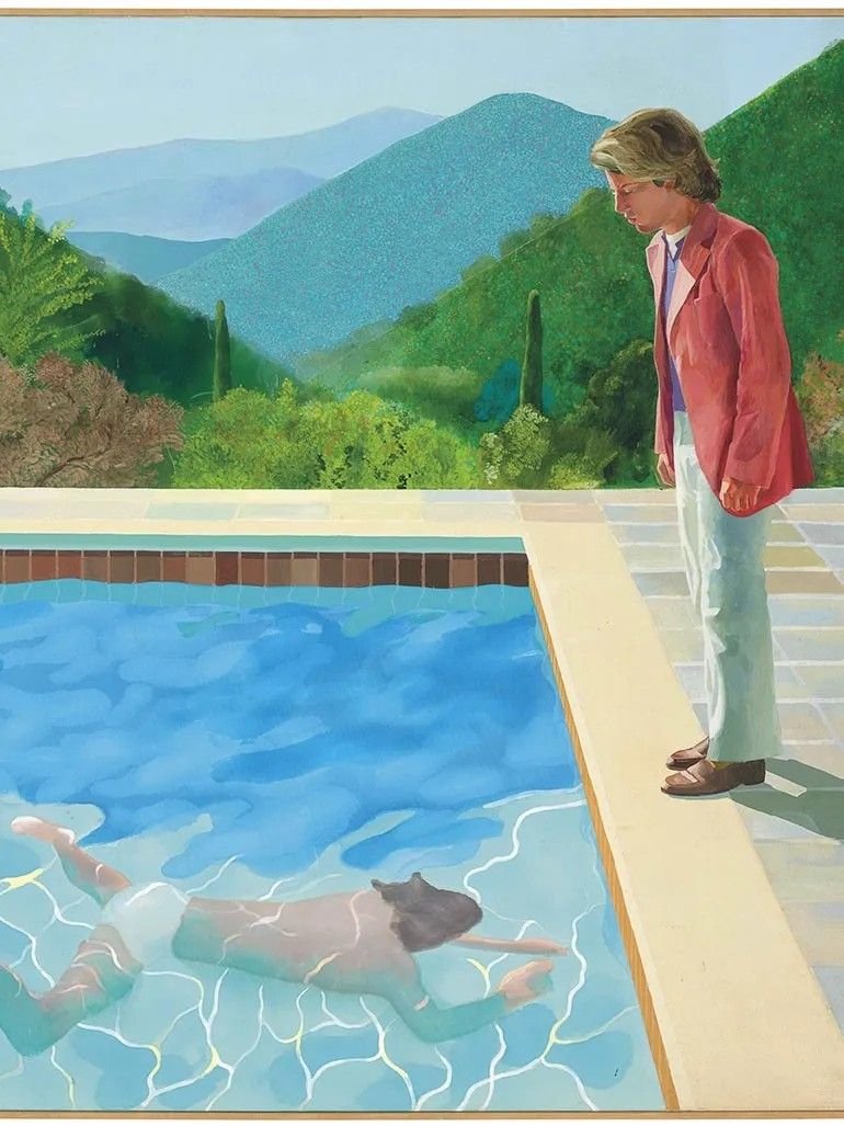Pin on David Hockney