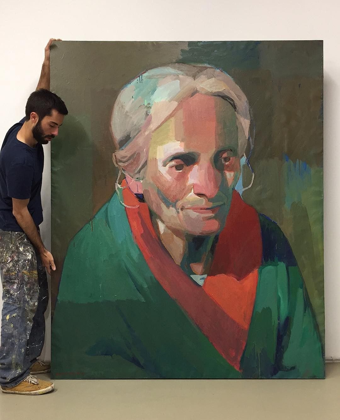 "Portrait of [his] Grandmother" by ARYZ (Octavi Arrizabalaga)
