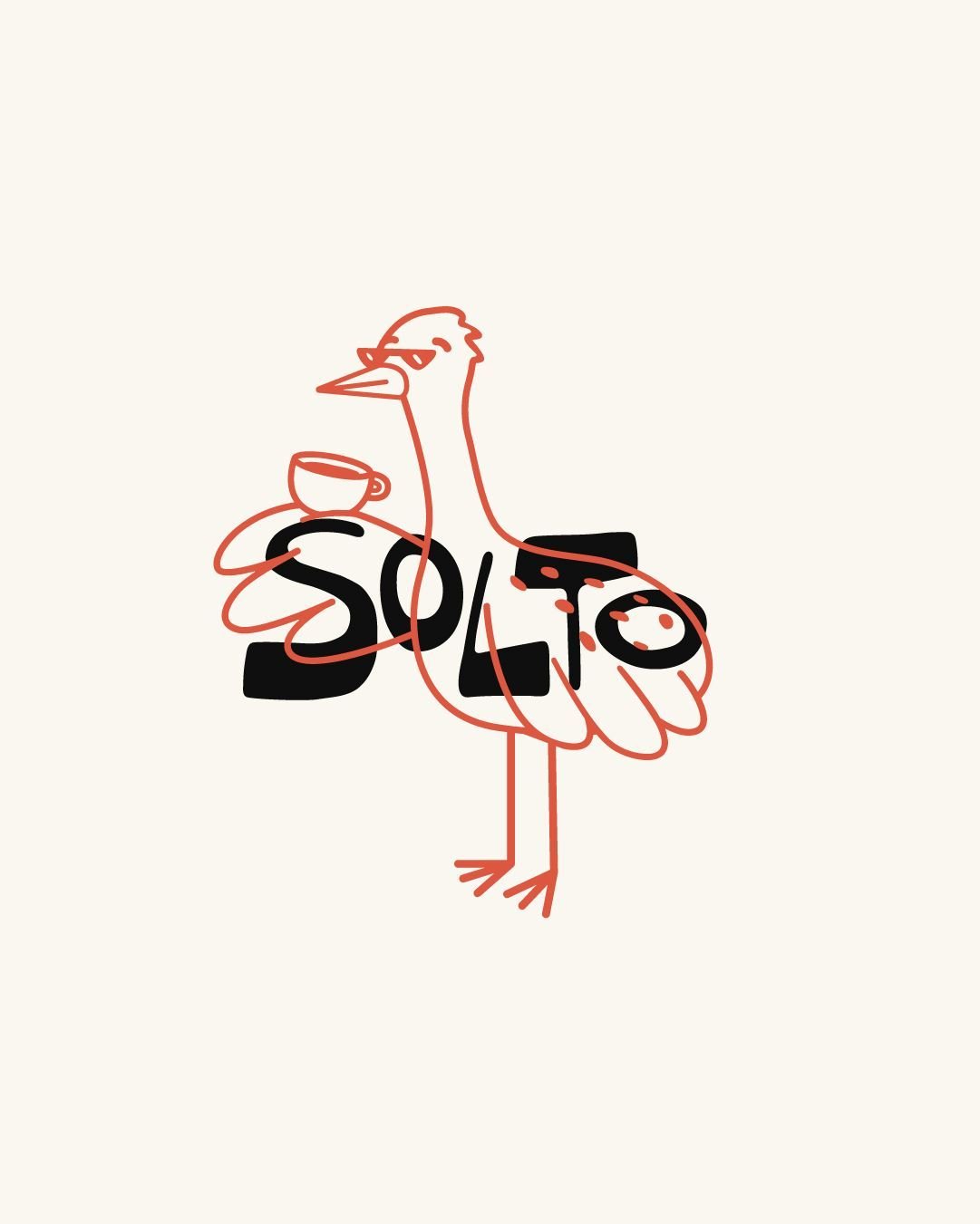 quirky coffee brand mascot | courtney flannagan design