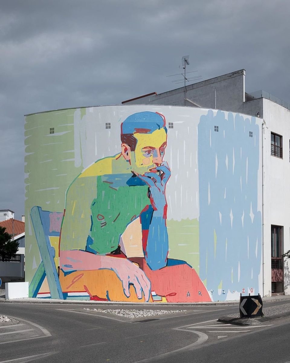 Streetart – Aryz @ Leiria, Portugal