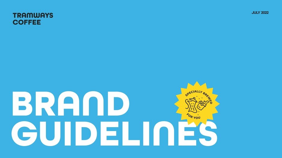 Tramways Coffee Brand Guidelines 2022 — Deck.gallery