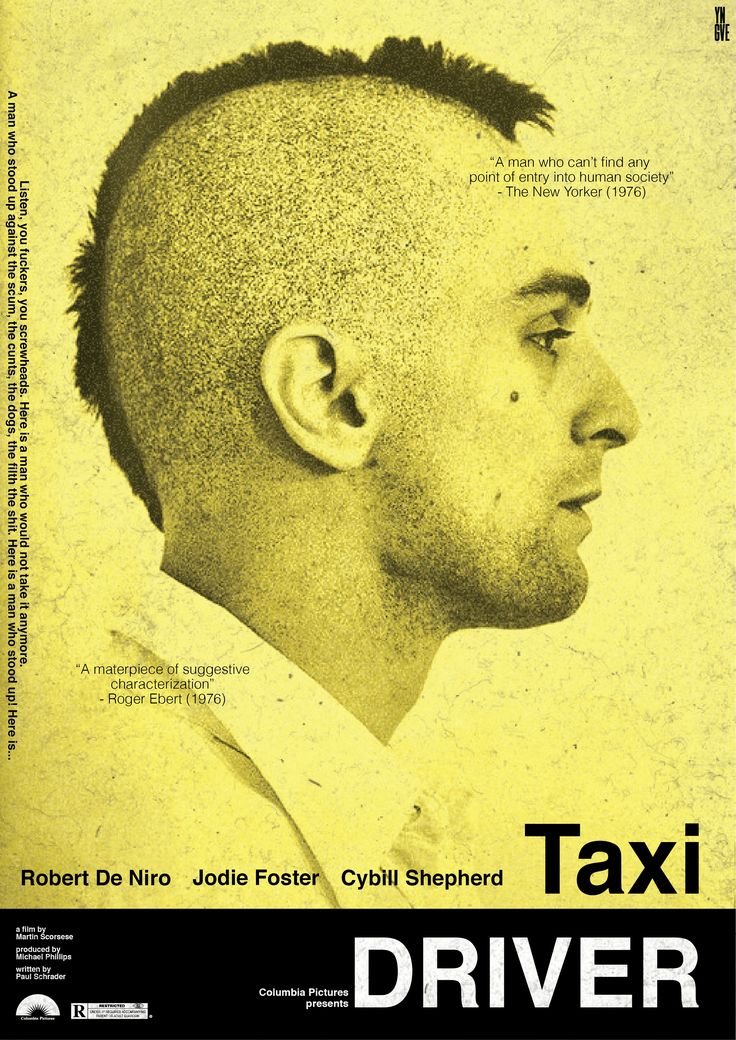 travis bickle - poster