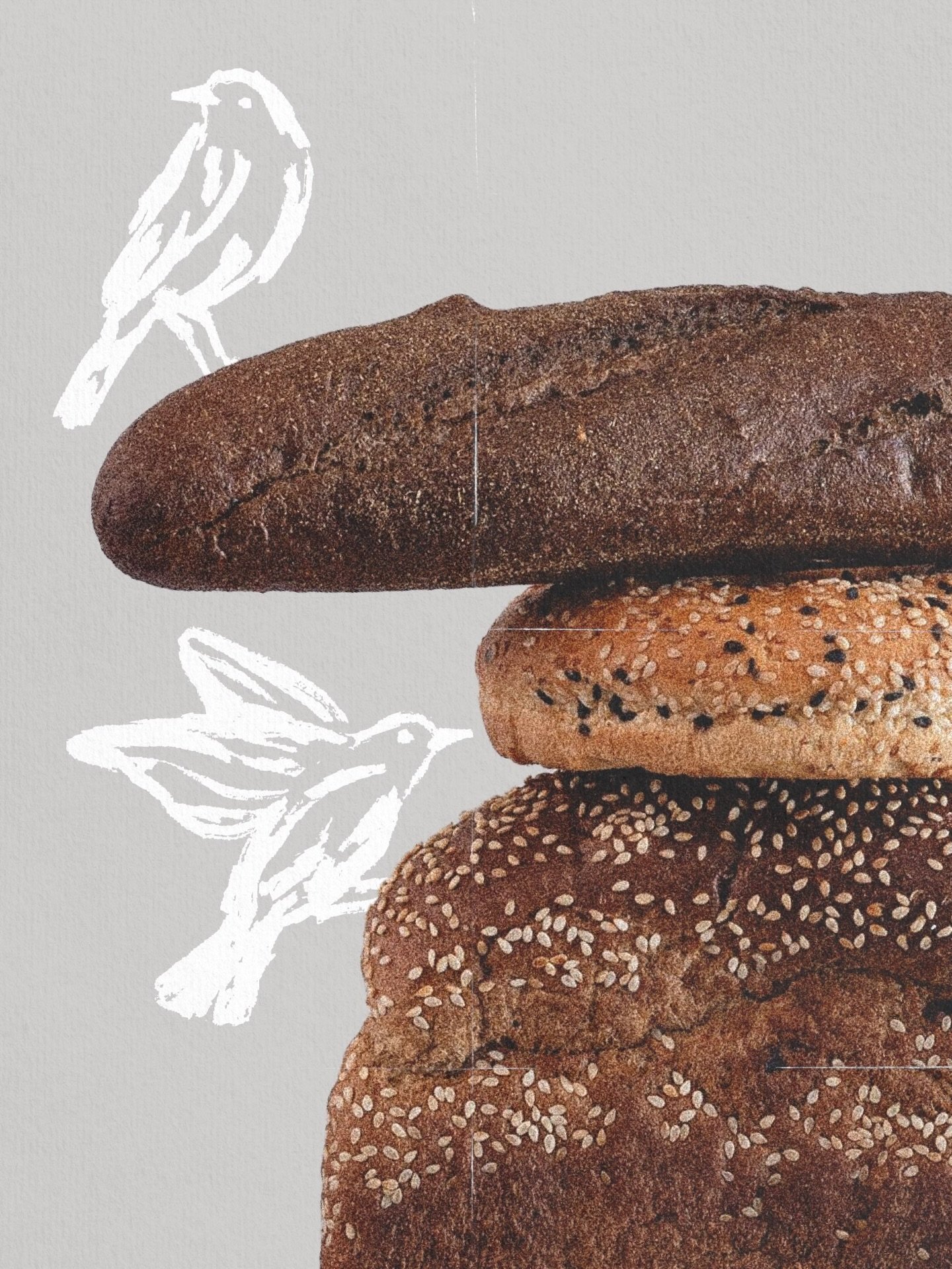 Visual identity design for FOLDS Baking Studio by studiotfs FOLDS Baking Studio approaches baking as a form of art. Not in how it is presented, but in how it is made. The visual identity is inspired by that same idea, honest shapes, raw textures, and considered, evolving forms that reflect the discipline and care behind the kitchen. This approach reflects the belief that baking is a craft, simple, deliberate, and shaped one fold at a time.