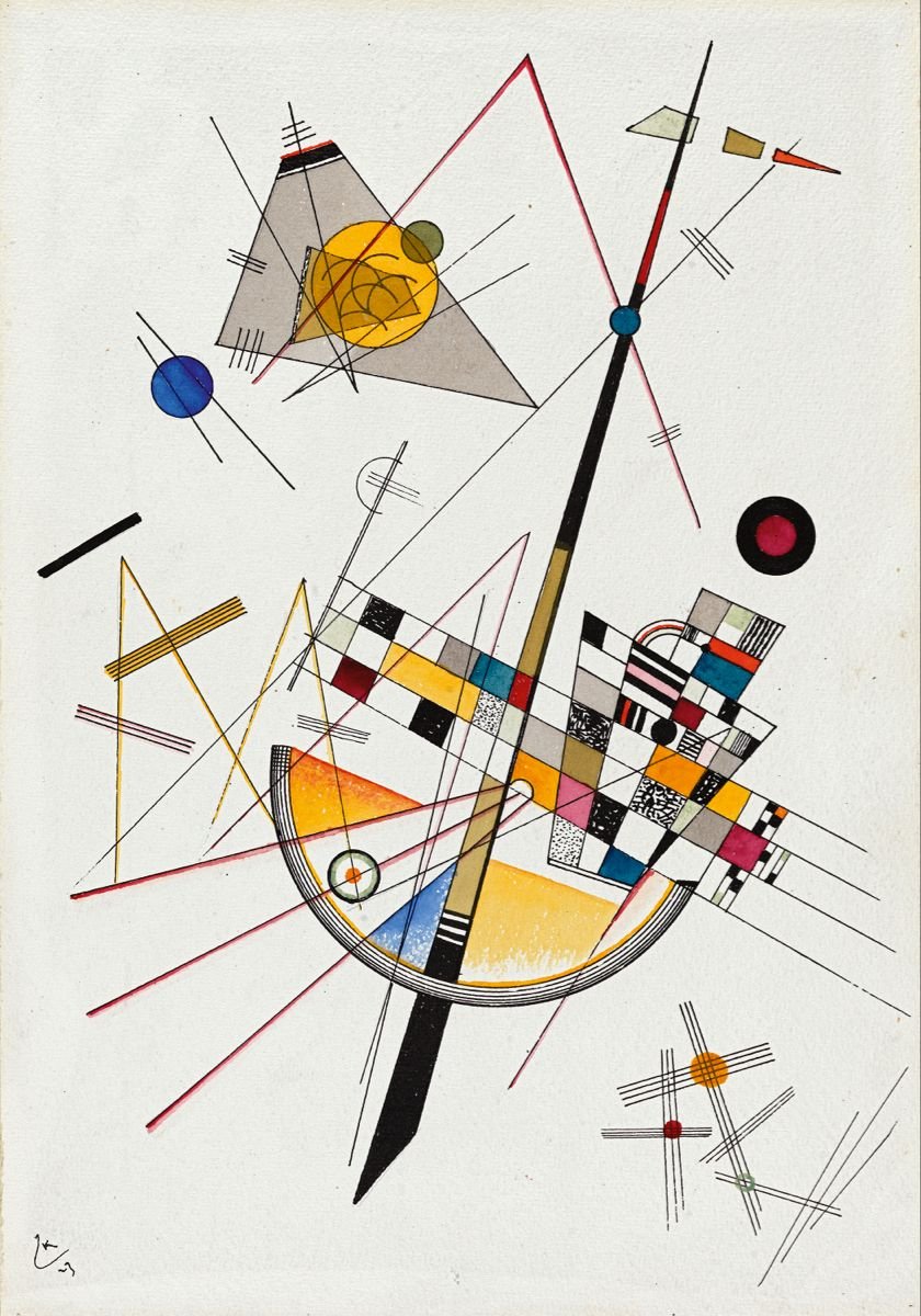 Wassily Kandinsky • Zarte Spannung • 1923