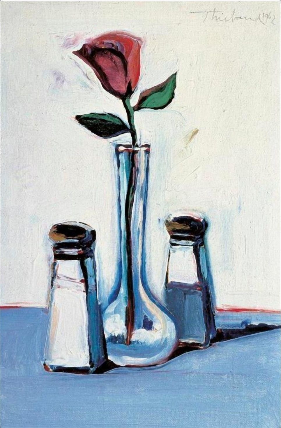 Wayne Thiebaud (1920-) Cafe Rose 1962 (30,5 x 20,3 cm)