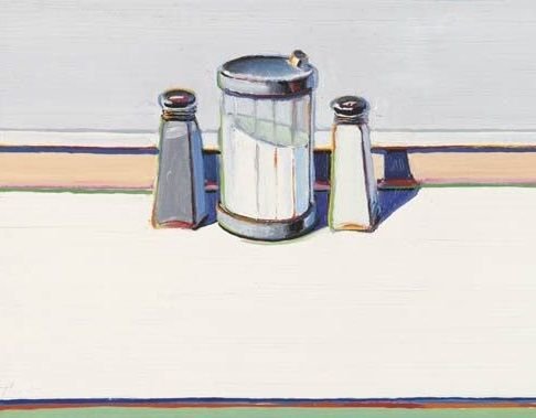 Wayne Thiebaud - Zucchero, sale e pepe, 1970