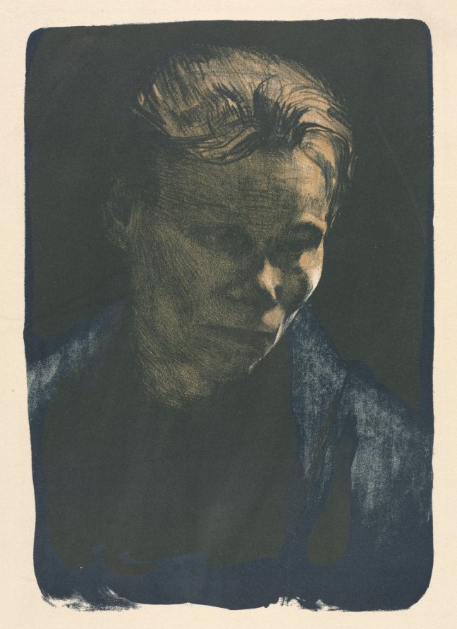 Working Woman with Blue Shawl (1903)