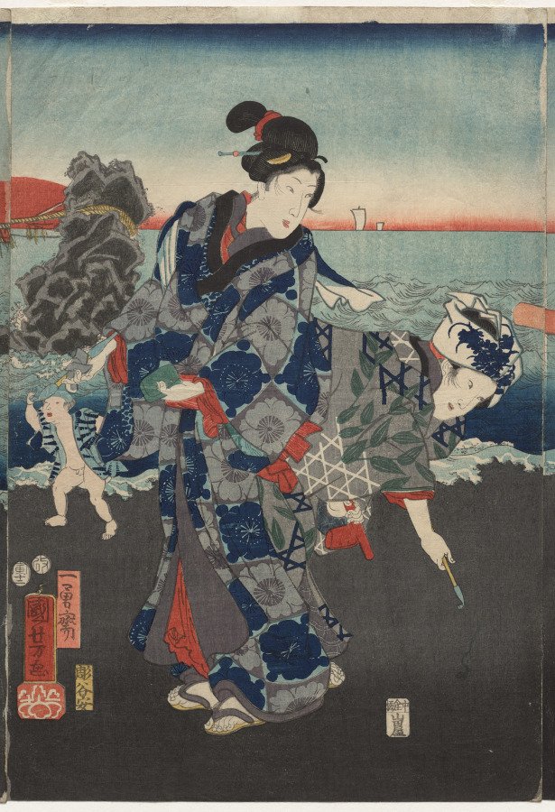 Splendid View at Futamigaura Bay (1854)