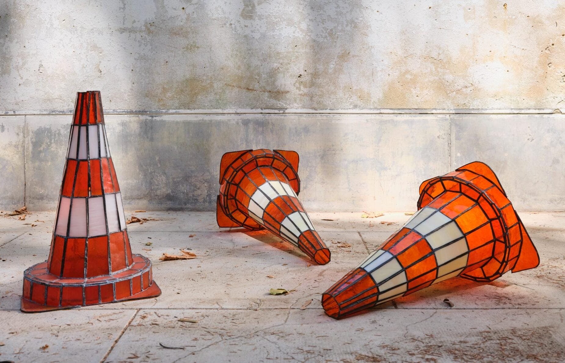 Stained Glass Objects by Pia Hinz Reflect the Contrast Between Strength and Fragility