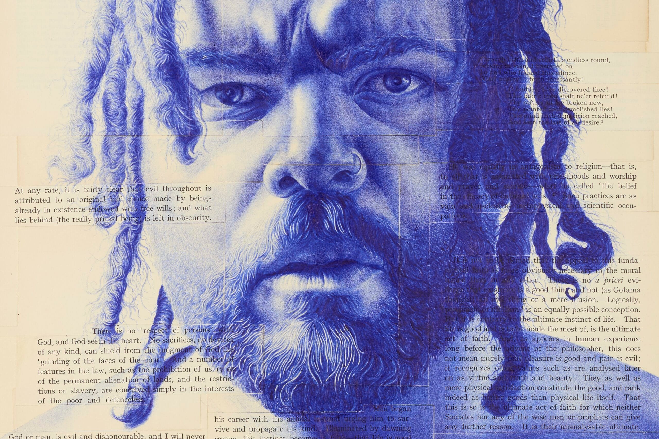 Habib Hajallie’s Meticulous Ballpoint Pen Drawings Examine the Depths of Emotion