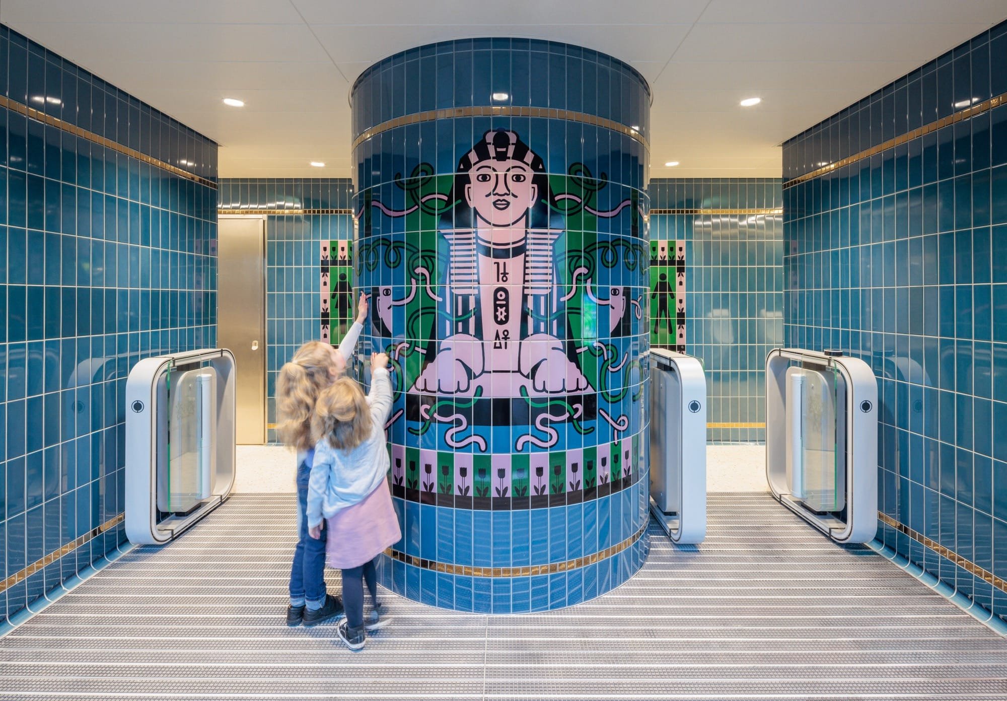 Eight London Underground Restrooms Get Vibrant Refurbs with Illustrated Tiles