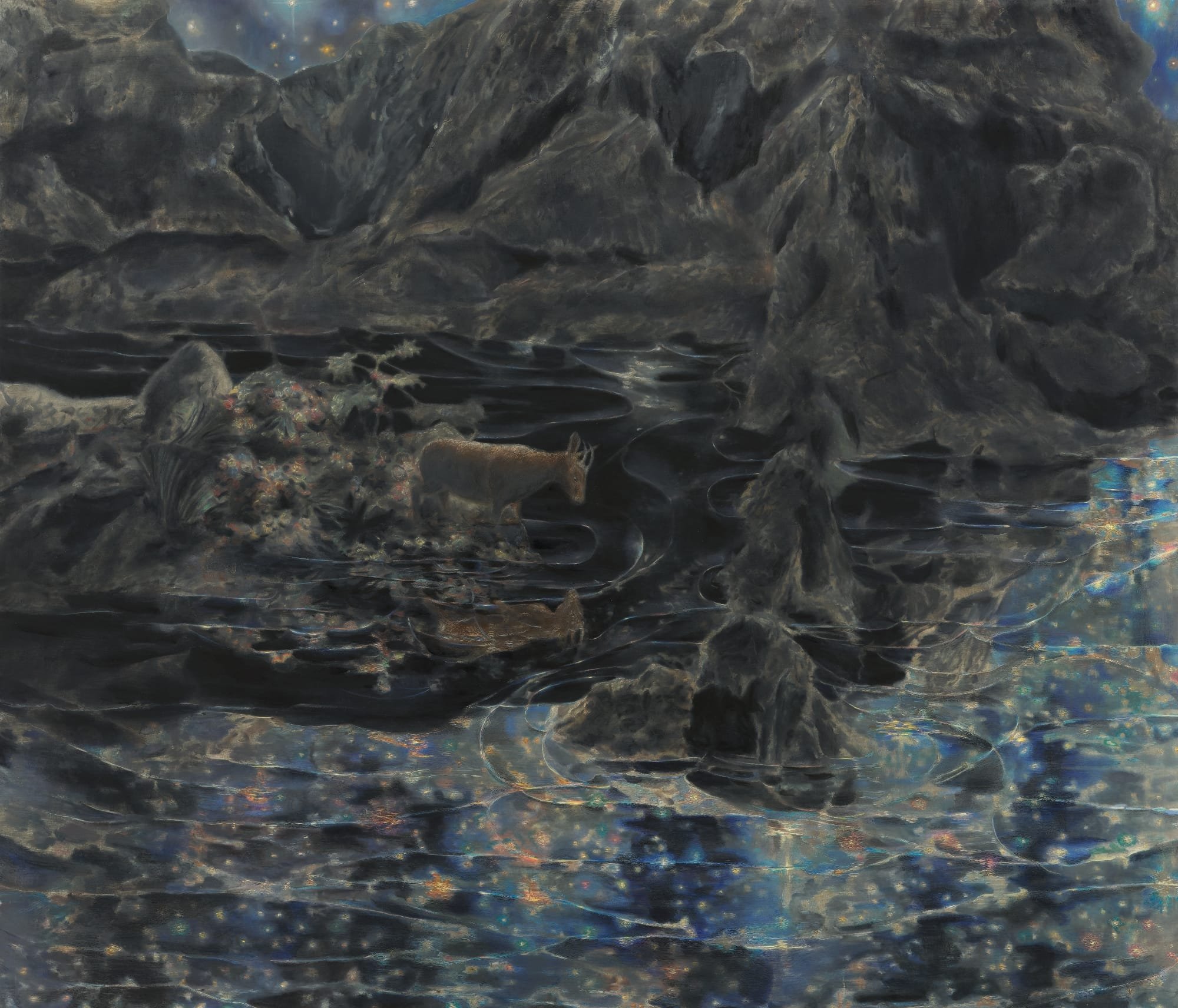 Matte Marble Dust Glimmers Across Marin Majic’s Enigmatic Scenes
