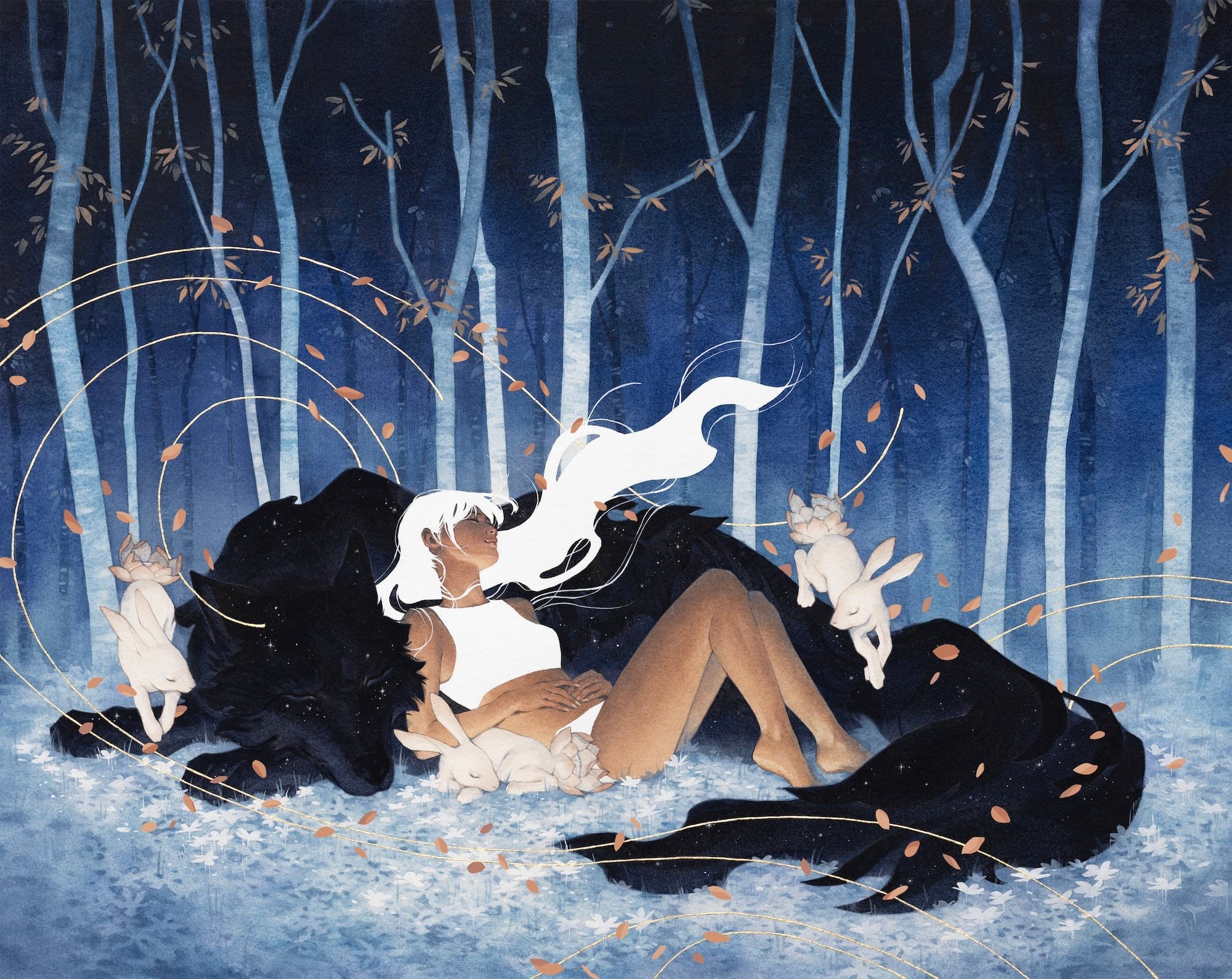 Watercolors by kelogsloops Traverse the Emotional Terrain of Love and Loss