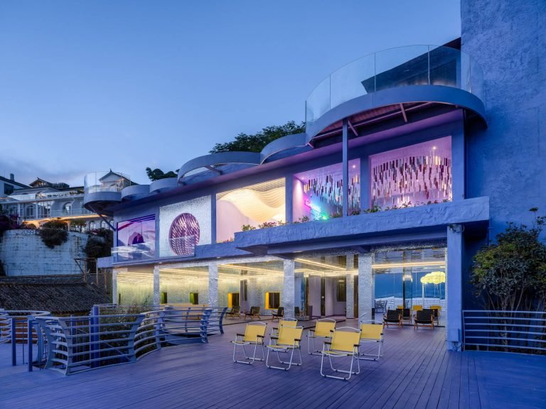 Inside Manwu Jimu Guesthouse, Where Architecture and Color Meet Surreal Imagination