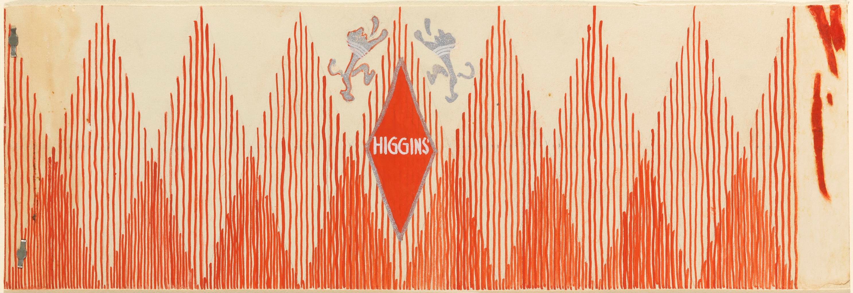 Design for Product Label, Higgins (1930)