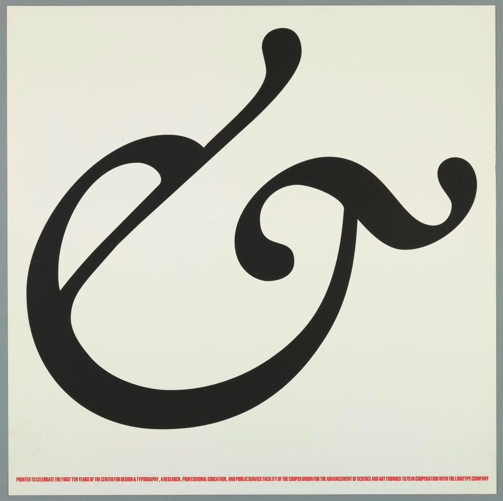 Center for Design Typography: The First Ten Years, Cooper Union (1989)