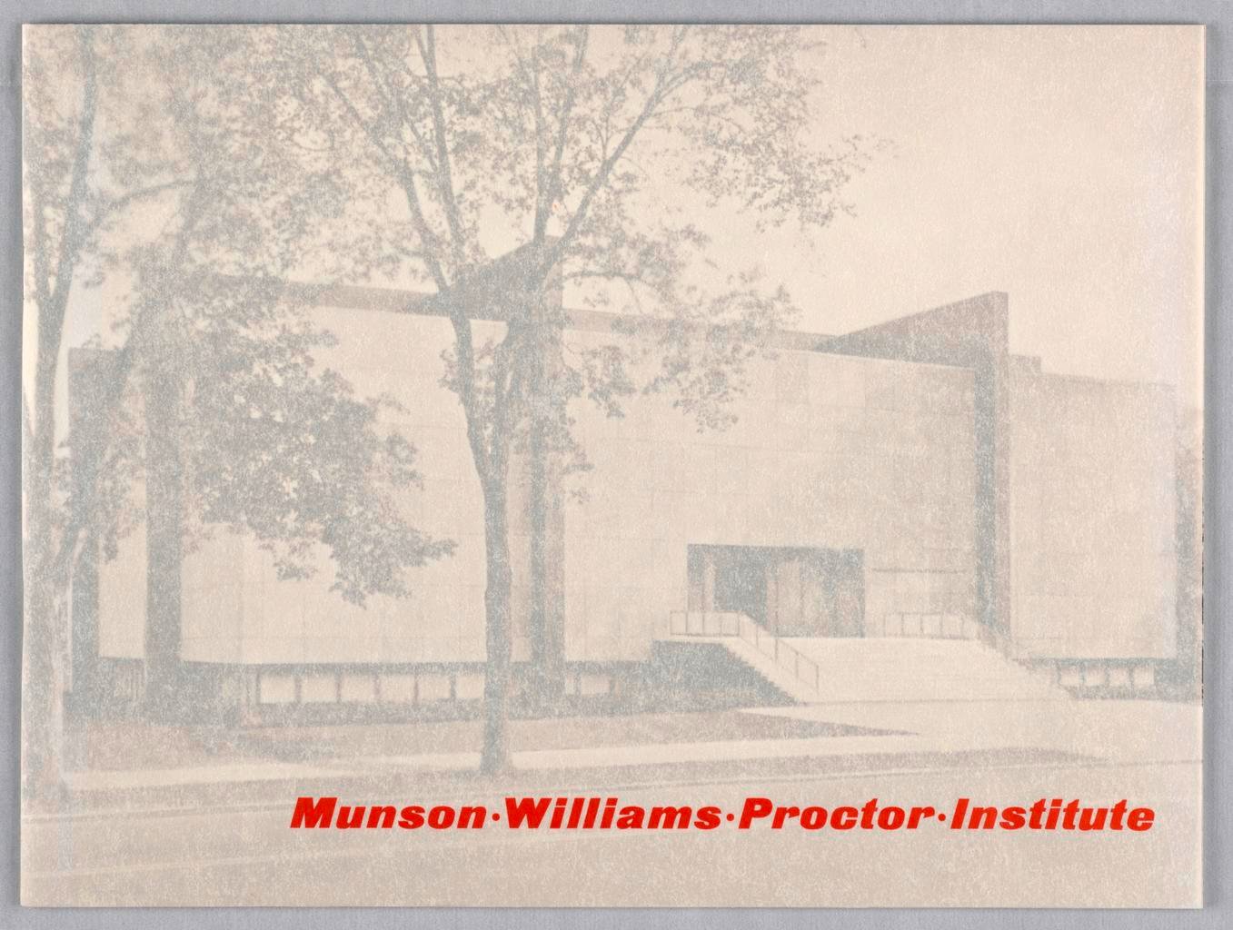 Munson-Williams-Proctor Institute, Utica, NY (1959)