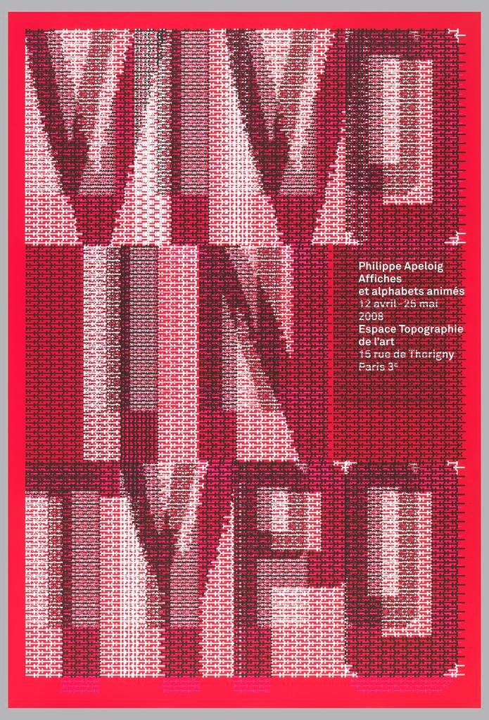 Vivo in Typo, Affiches et alphabets (2008)