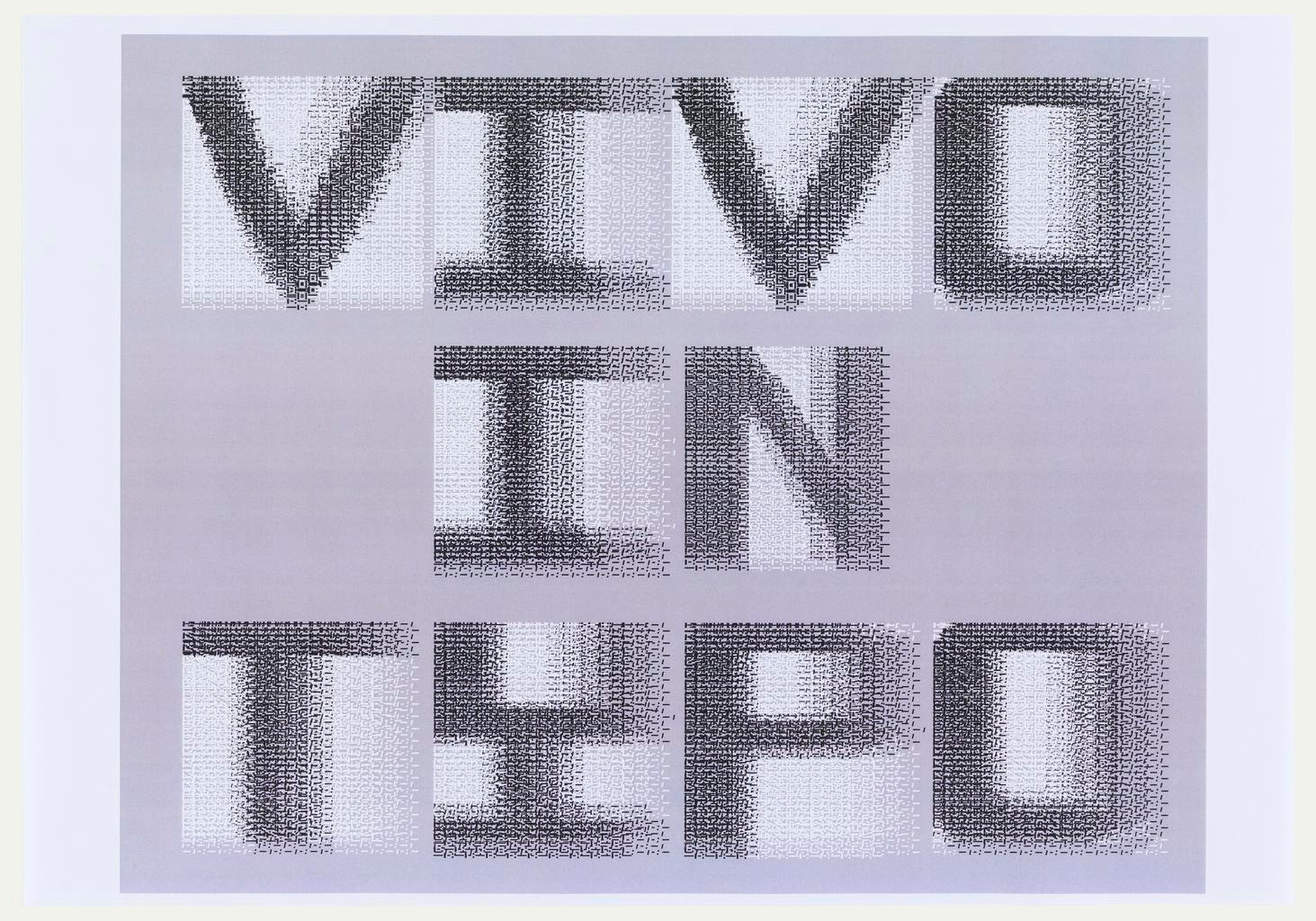 Sketch for Poster: Vivo in Typo (2008)