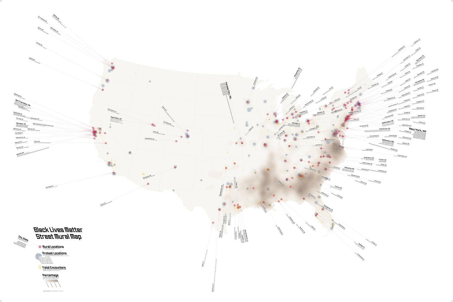 Black Lives Matter Street Mural Census (2020-ongoing)