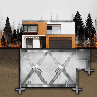 Designs for Modular Homes that Disappear Into the Ground During Natural Disasters 