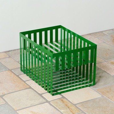 Industrial Designer Erina Caldeira's Steel Twist on Woven Baskets 
