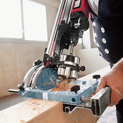 Mafell's Beefy Portable Drilling Station for Timber Framers 