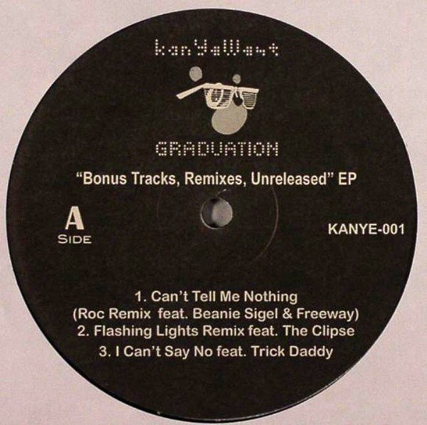 Graduation “Bonus Tracks, Remixes, Unreleased” EP (2007) — Kanye West