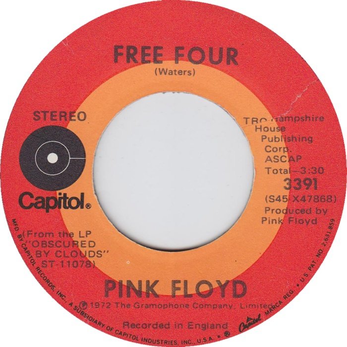 Free Four / Stay (1972) — Pink Floyd